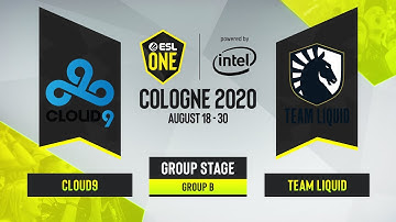 CS:GO - Cloud9 vs. Team Liquid [Vertigo] Map 2 - ESL One Cologne 2020 - Group B - NA