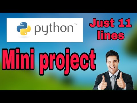 python mini projects for beginners
