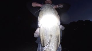 Epic Giant Flathead Caught On New Bait!!! (We Thought We Were Snagged..)