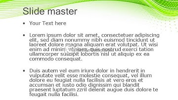 Abstract Green Lines