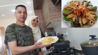 روتيني اليومي مائدة غذاء بالتعاون مع زوجي  شفتو العوين شحال زوين روتين يوم الاحد