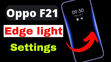 Oppo f21 Pro edge lighting