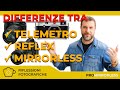 REFLEX vs MIRRORLESS vs TELEMETRO