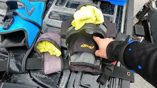 Window cleaning belt set up