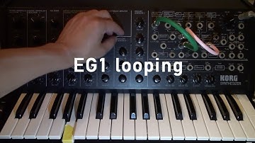 How my MS-20 works: EG1 looping #korgms20
