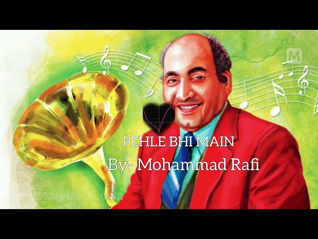 Pehle bhi main - Mohammad Rafi Version full song | Animal - Ranbir Kapoor | Audio Song #rafi class=