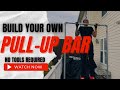 Building An Outdoor Pull-up Bar | DIY Pull-up Bar (Less Than 15 Minutes!) | Na’Jee Umbra