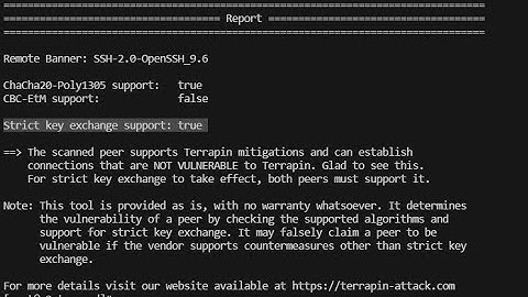 log.039 CVE-2023-48795 Terrapin Attack na OpenSSH ChaCha20-Poly1305 SSH MITM exploit i scanner