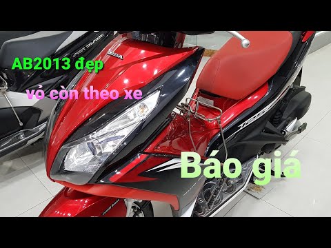 63.chi tiết và giá bán AB đỏ đen đời 2013 đẹp(vỏ theo xe) tại cửa hàng Minh Trung