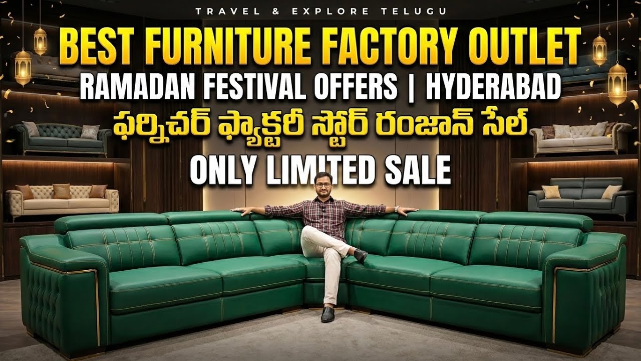 Ramadan Offers on Home Furniture in Hyderabad | Premium Sofas at Discounted Prices | Sofas Factory