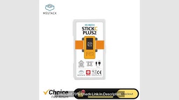 M5Stack M5StickC PLUS2 ESP32-PICO Mini IoT Development Kit IR and WiFi 1.14-inch TFTScreen IoT Contr