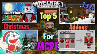 Top 5 Christmas Mods For MCPE | Christmas Addons | Download | ( Bedrock Mods ) | 2021 | 1.17/1.18 screenshot 3