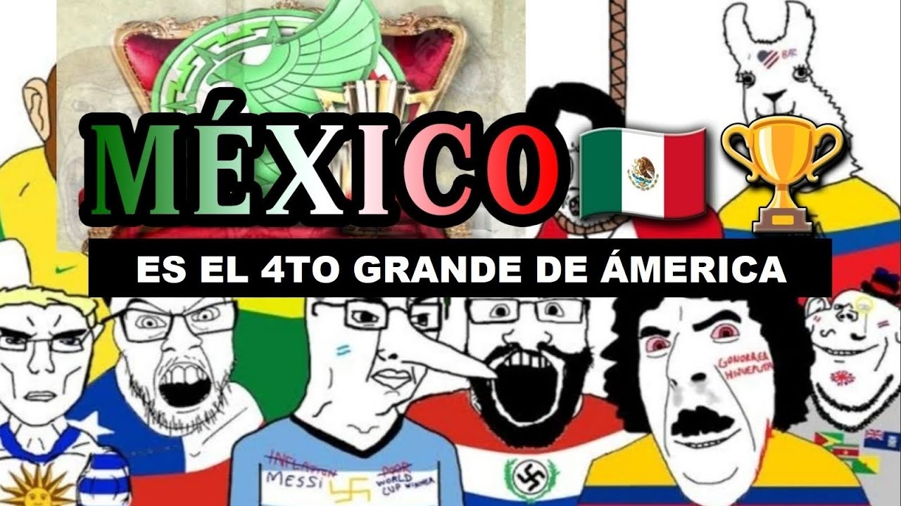México es el 4to grande de América 🇲🇽🏆🥇 