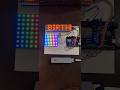 Projet idéal pour se souhaiter HBD en apprenant #w2812b #max7219  #arduinoproject  #diy  #arduino