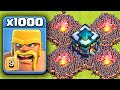 ⚔️Clash of Clans, но в моих лагерях 1000 ВАРВАРОВ!