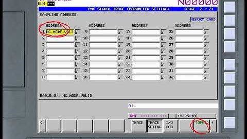 13 How to pickup TRACE sample address from ladder screen 08 00