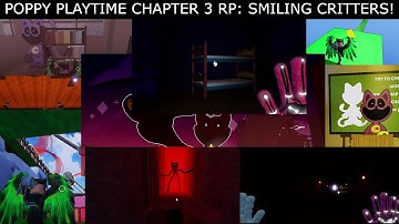 poppy playtime chapter 3: smiling critters rp all minigames (roblox)