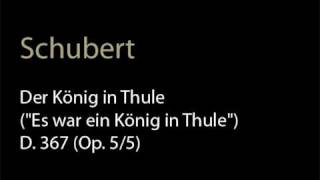 シューベルト「トゥーレの王D367」を聴く: Taubenpost～歌曲雑感