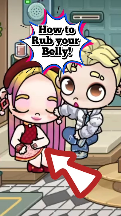 HACK HOW TO RUB YOUR BELLY!! 😱😱 #avatarworld #avatarworldhacks