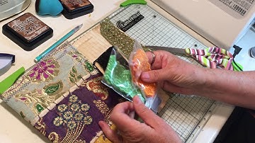 Craft with Me - Working with Boho fabric and snippet