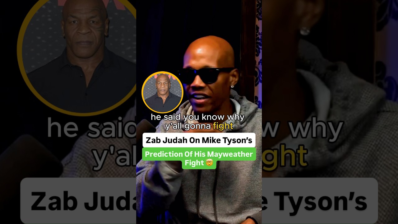 Zab Judah In Mike Tyson’s Prediction Of His Floyd Mayweather Fight 🤯