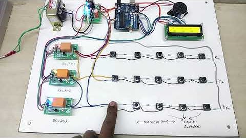 Underground Cable Fault Detection and Distance Locator using Arduino