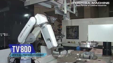 Toshiba Machine robots automation systems at IPF (International Plastic Fair, 2017)