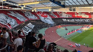 1. FC Nürnberg Choreo und Club-Hymne „Die Legende lebt“ beim Frankenderby