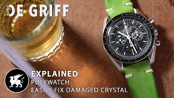 How to PolyWatch to remove scratches from watch crystal (feat. Omega Speedmaster Professional)
