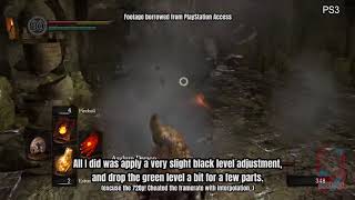 Dark Souls Remastered Comparison - PS4 Pro vs PS3 - Colours & Lighting Corrected in Premiere