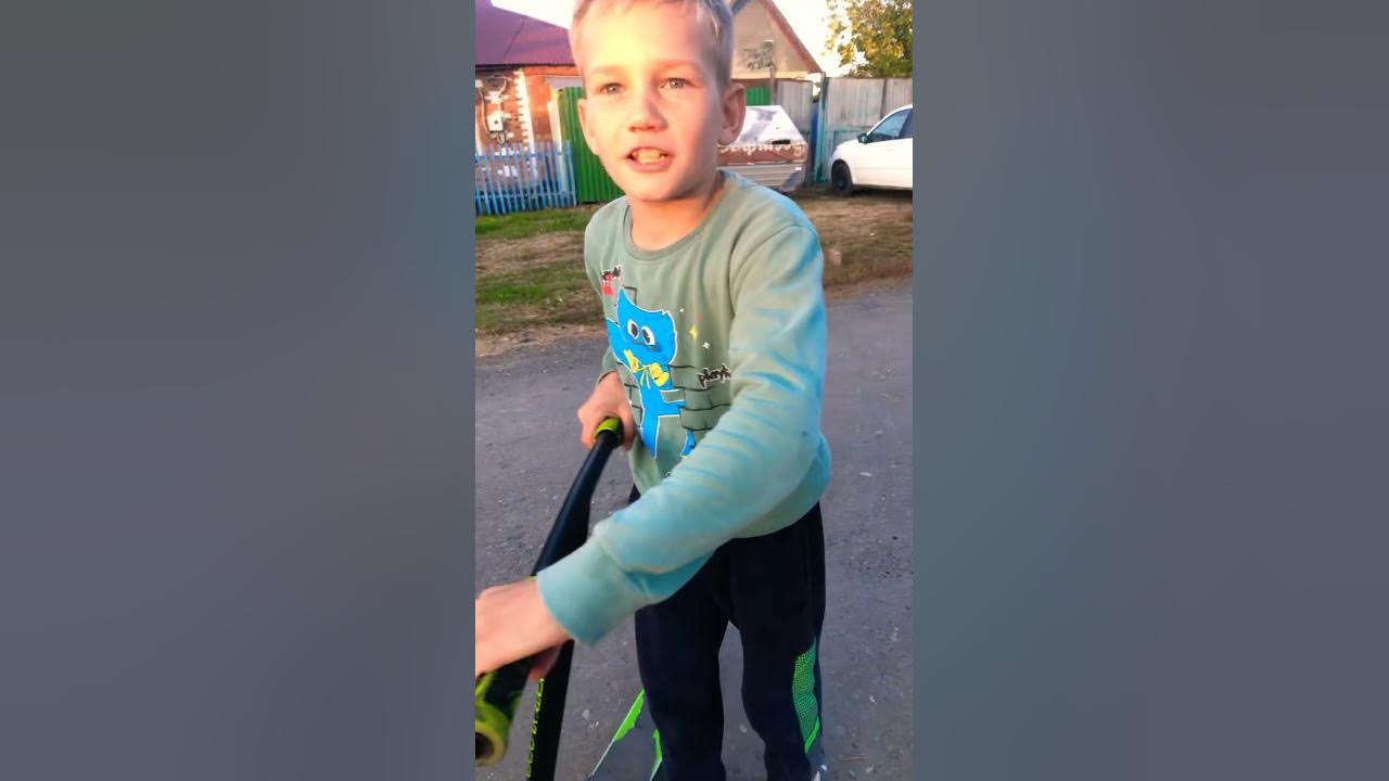 Самокат из дерева😂🤣 - YouTube