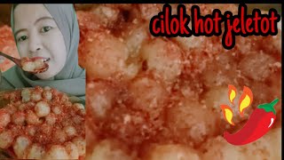 Mukbang cilok hot jeletot