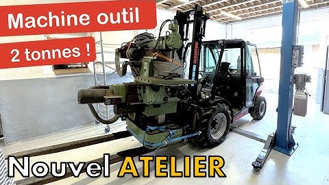 Aménagement de mes MACHINES dans l'ATELIER ! j'ai stressé.