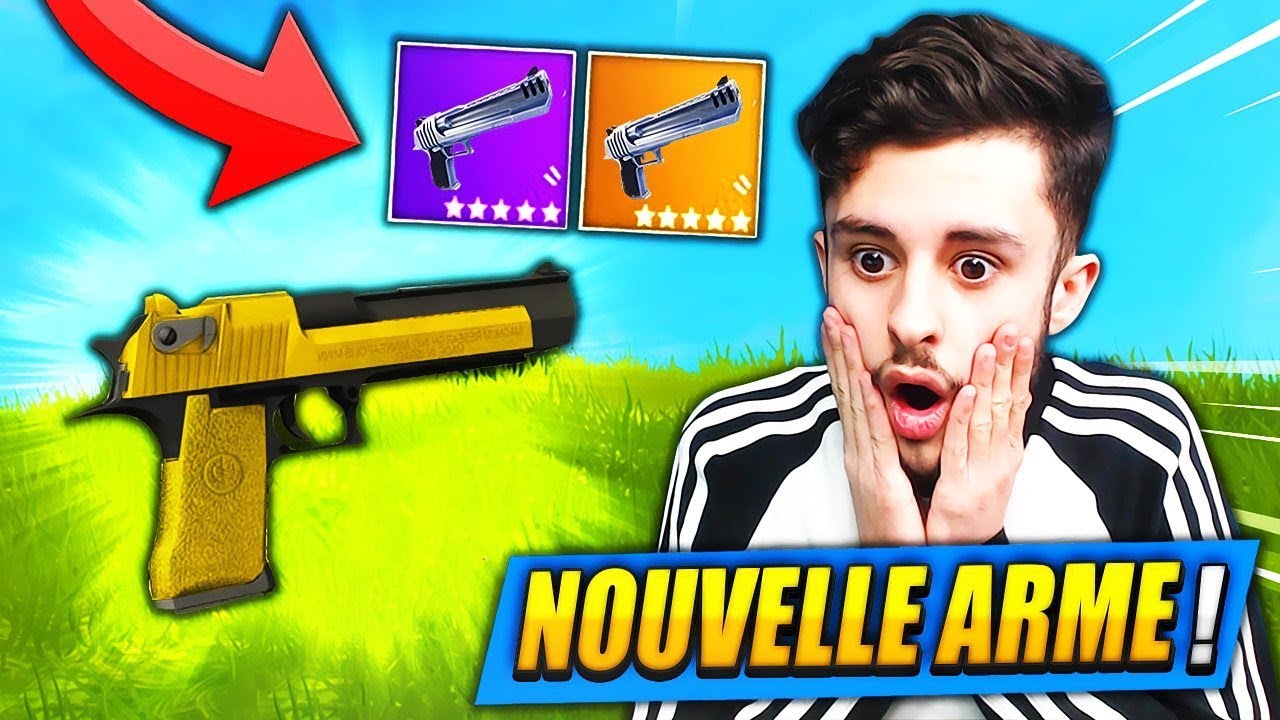 La NOUVELLE ARME "DESERT EAGLE" M'A CHOQUÉ sur FORTNITE: Battle Royale !! (ABUSÉ) - La NOUVELLE ARME "DESERT EAGLE" M'A CHOQUÉ sur FORTNITE: Battle Royale !! (ABUSÉ)
