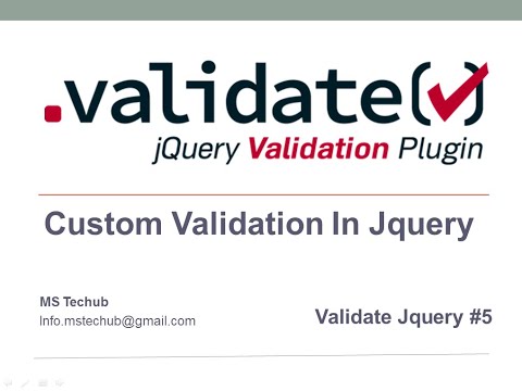 CUSTOM VALIDATION IN