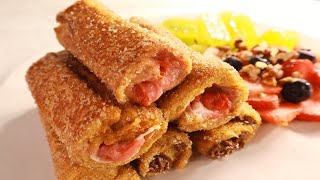 ROLLITOS FRANCESES DE QUESO CREMA CON FRESAS Y DE NUTELLA |  |COCINABLOG #cocinablogoficial by Cocinablog Oficial 1,278 views 7 months ago 3 minutes, 22 seconds