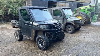 JOHN DEERE GATOR VS POLARIS RANGER!