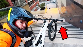 *FULL SPEED* Urban Freeride CHALLENGE On My New $10,000 E-Bike!