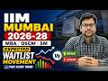 IIM Mumbai MBA, OSCM & SM 2026–28 | Expected Rank Movement, Waitlist Trend & Past Year Analysis