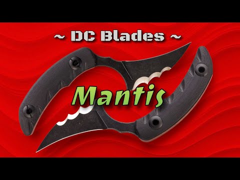 NEW! DC Blades Mantis ~ Pikal Mayhem!  Ultimate Defensive Fixed Blade?