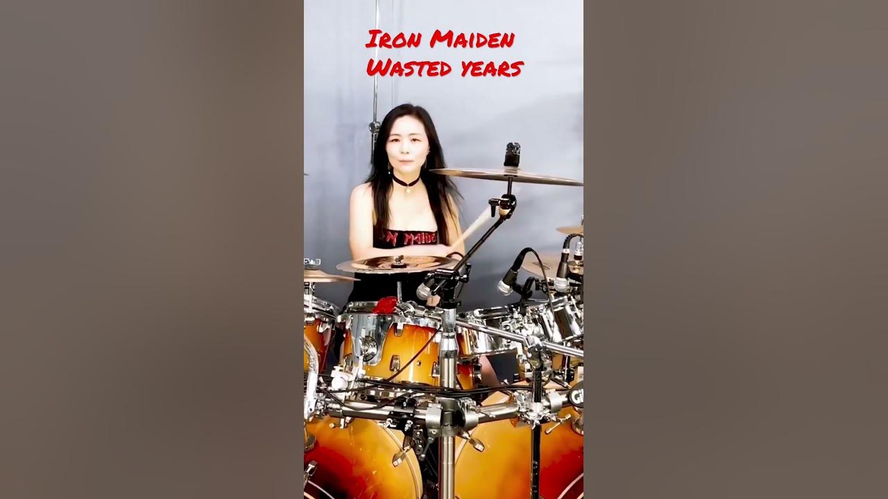 @ironmaiden  - Wasted years #drumcover @amikim @artisanturkcymbals4168 @bandmizy