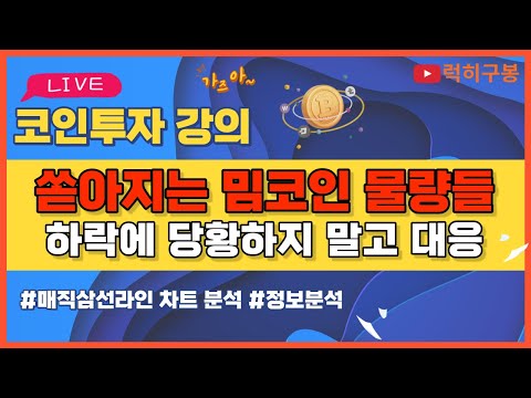 밈코인 끝물 주의 하락에 강한편인 <strong>애봉이</strong> 군단 비트코인 코인뉴스 정보 실시간 분석 #비트코인 #리플코인 #비트코인실시간방송 #이더리움 #btc #eth #xrp 5/12