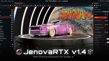 JenovaRTX v1.4 : Real-Time RTX Path-Tracing for Godot 4
