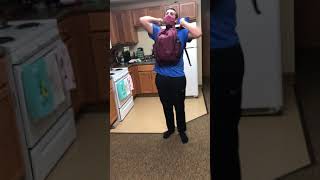 Progression Goblet or Bookbag Squat