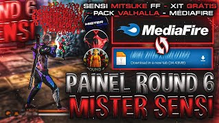 NOVO! 😈 PAINEL ROUND 6 - MISTER SENSI - PACK SENSI MITSUKE FF - ROUND SIX - SENSI ANDROID E IPHONE
