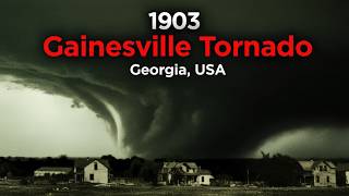 Half-Mile Tornado Monster Kills 100+ in 60 Secs & Crushes 'Safe' Mill, 1903 Gainesville, Georgia