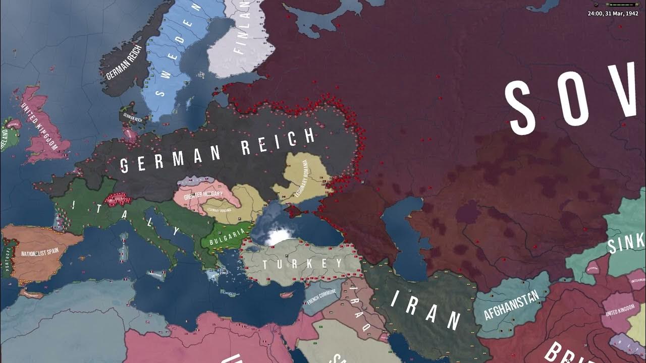 HOI4 Timelapse Napoleon Is back! [Historical] YouTube