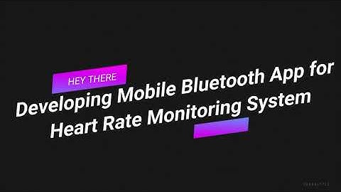 Mobile Bluetooth App development for Heart Rate Monitoring System (MAX30100+HC-06+Arduino Uno)