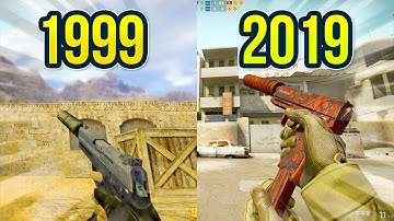 Evolution of the USP in Counter Strike on Dust Map 1999 - 2019