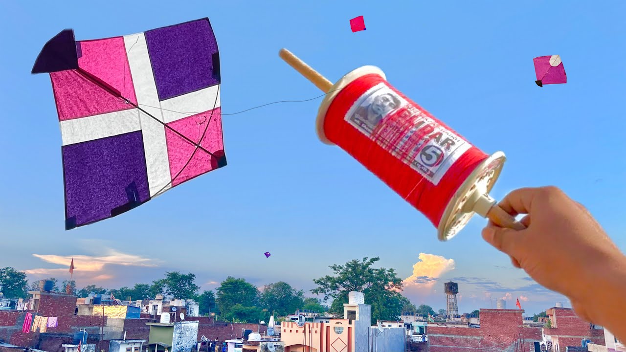 Kite flying with old manjha | Cut other kites | Kite fight | kite |